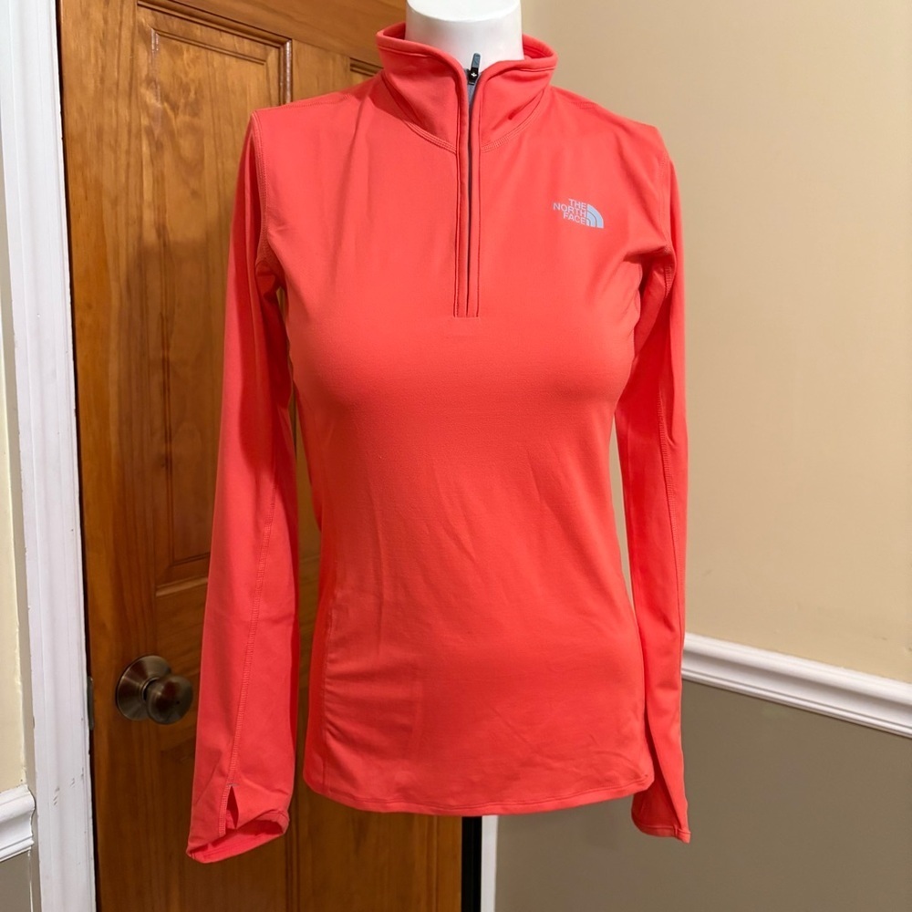 The North Face Women's Bright Orange Long Sleeve Sport Top